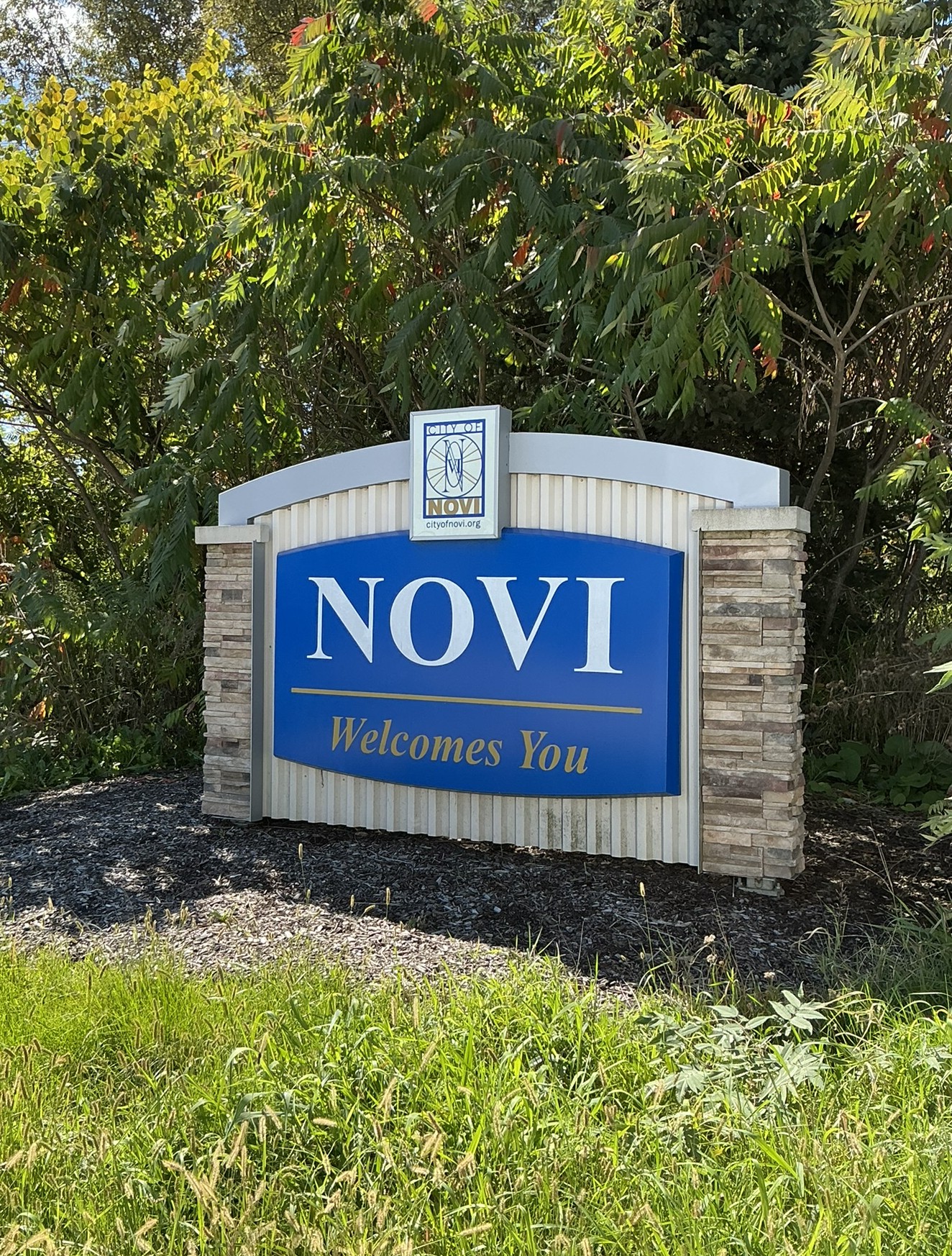 Novi Community Welcome Sign, Photo by our team Novi, Michigan